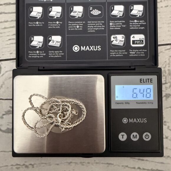 925 Sterling Silver 20" Cable Chain Silver Bells and Bow Pendant Necklace - Picture 6 of 7